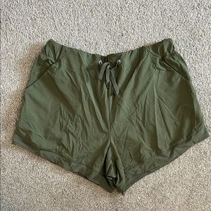 Avia Women's Athletic Shorts in Olive
